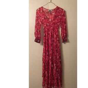 Long sleeve long dress by Meghan Los Angeles